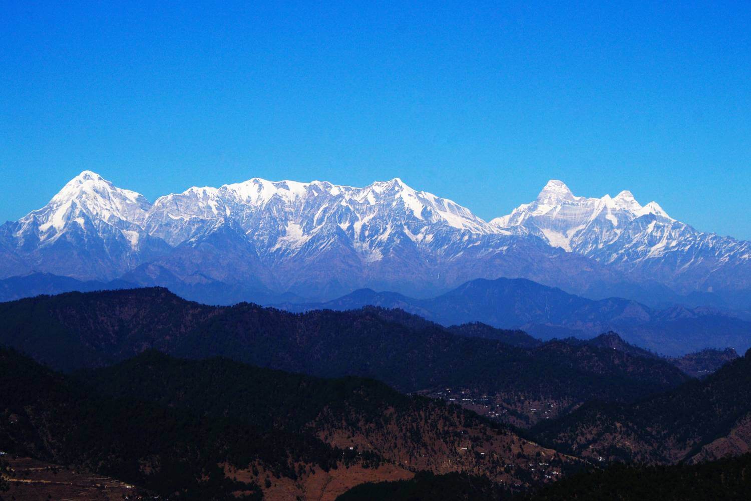 Trishool , Nanda Kot , Nanda Devi View from Kasar Devi Temple , Almora