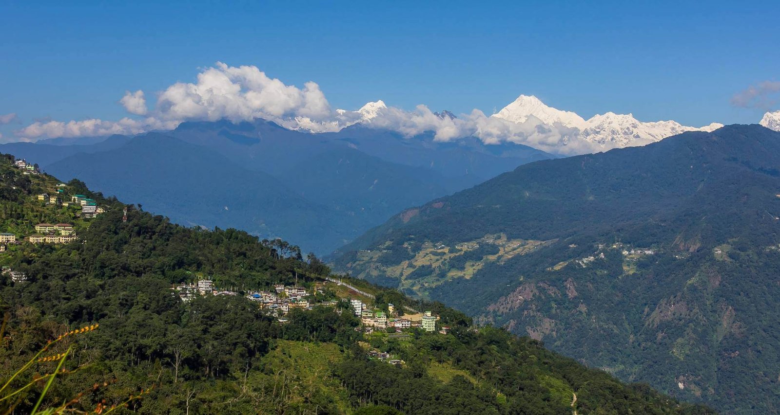 View from Tashi View Point Gangtok